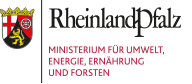 Logo Ministerium f. Umwelt Rheinland-Pfalz